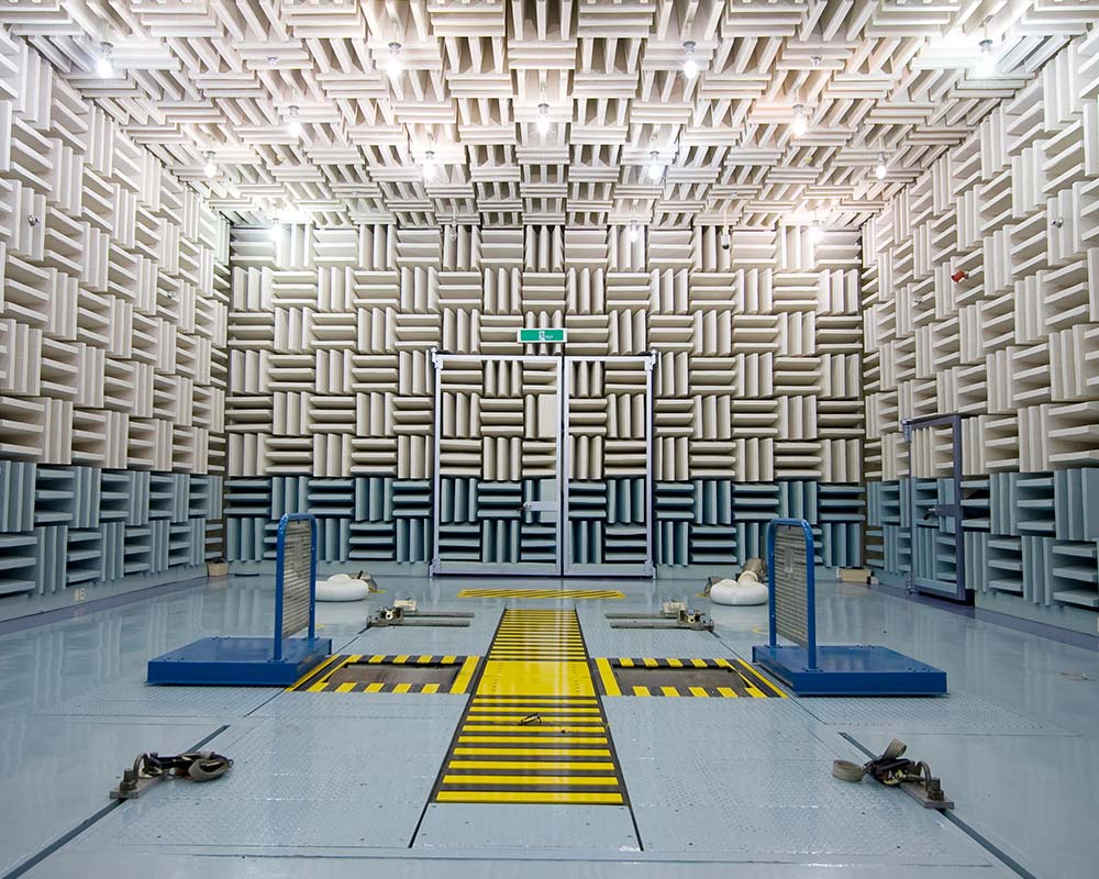 Semi-Anechoic Chamber - Facilities - Acoustics and Vibration Laboratory